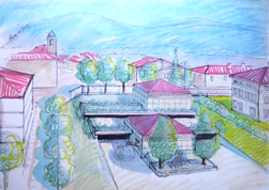 Disegni di studio - Chiesa di S. Antonio, Cattolica